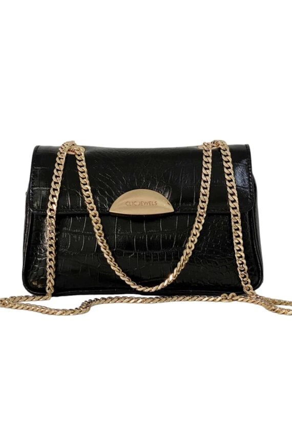Clic Jewels Neira Mini Black Croco Genuine Leather 2
