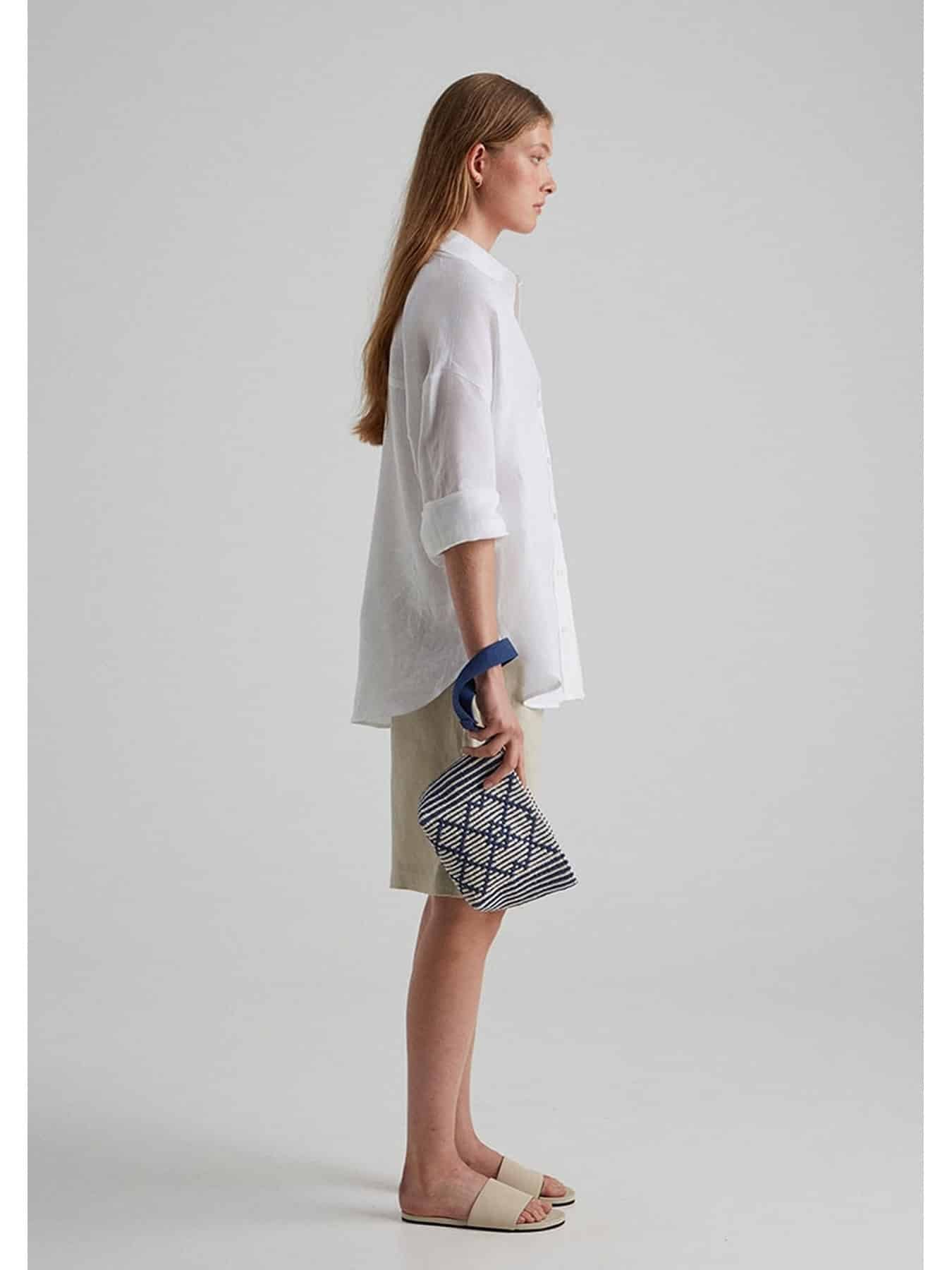 Sea You Soon Recco Mini Clutch Bag – Navy Blue