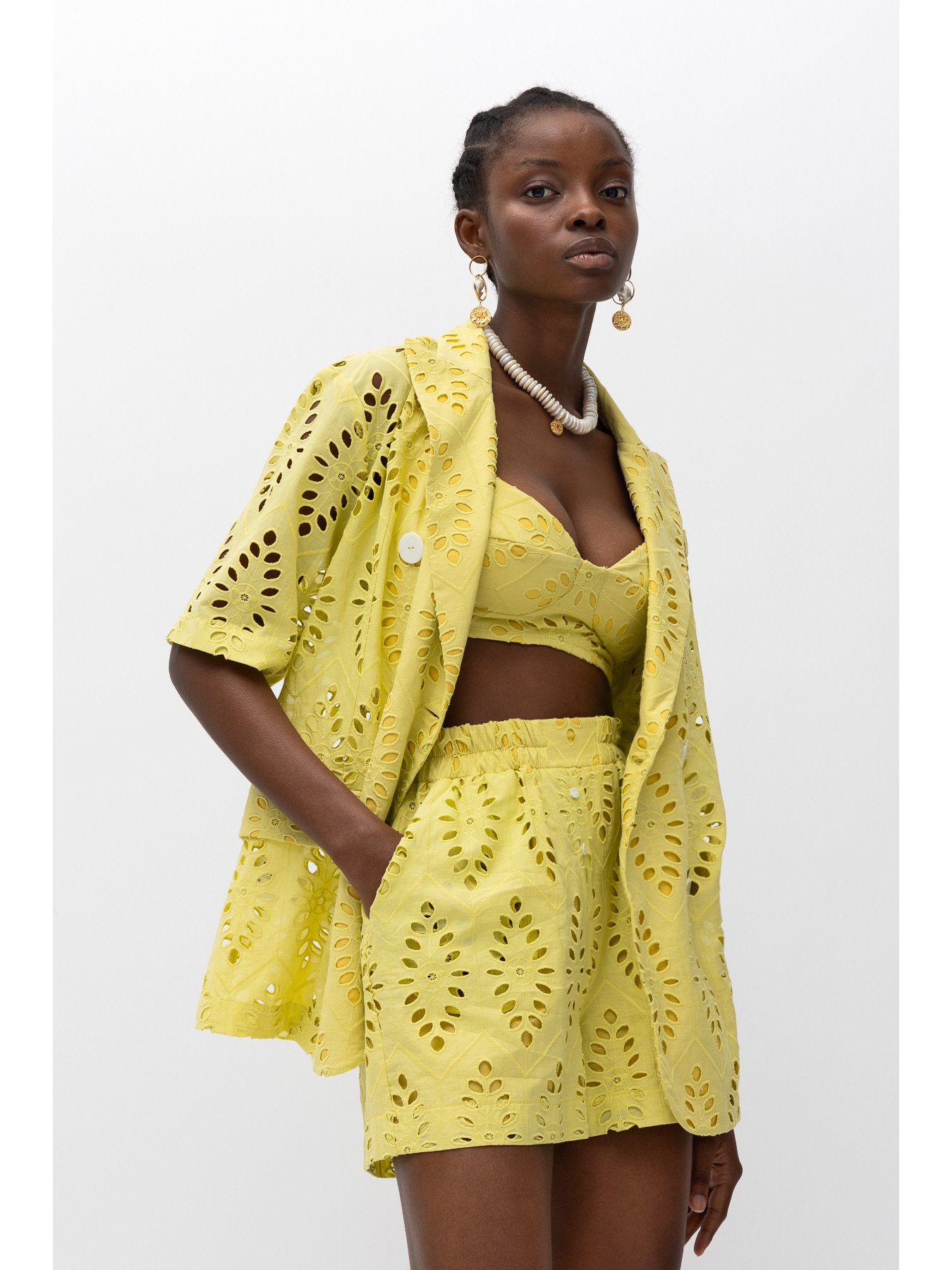 Mallory Esma Yellow Top