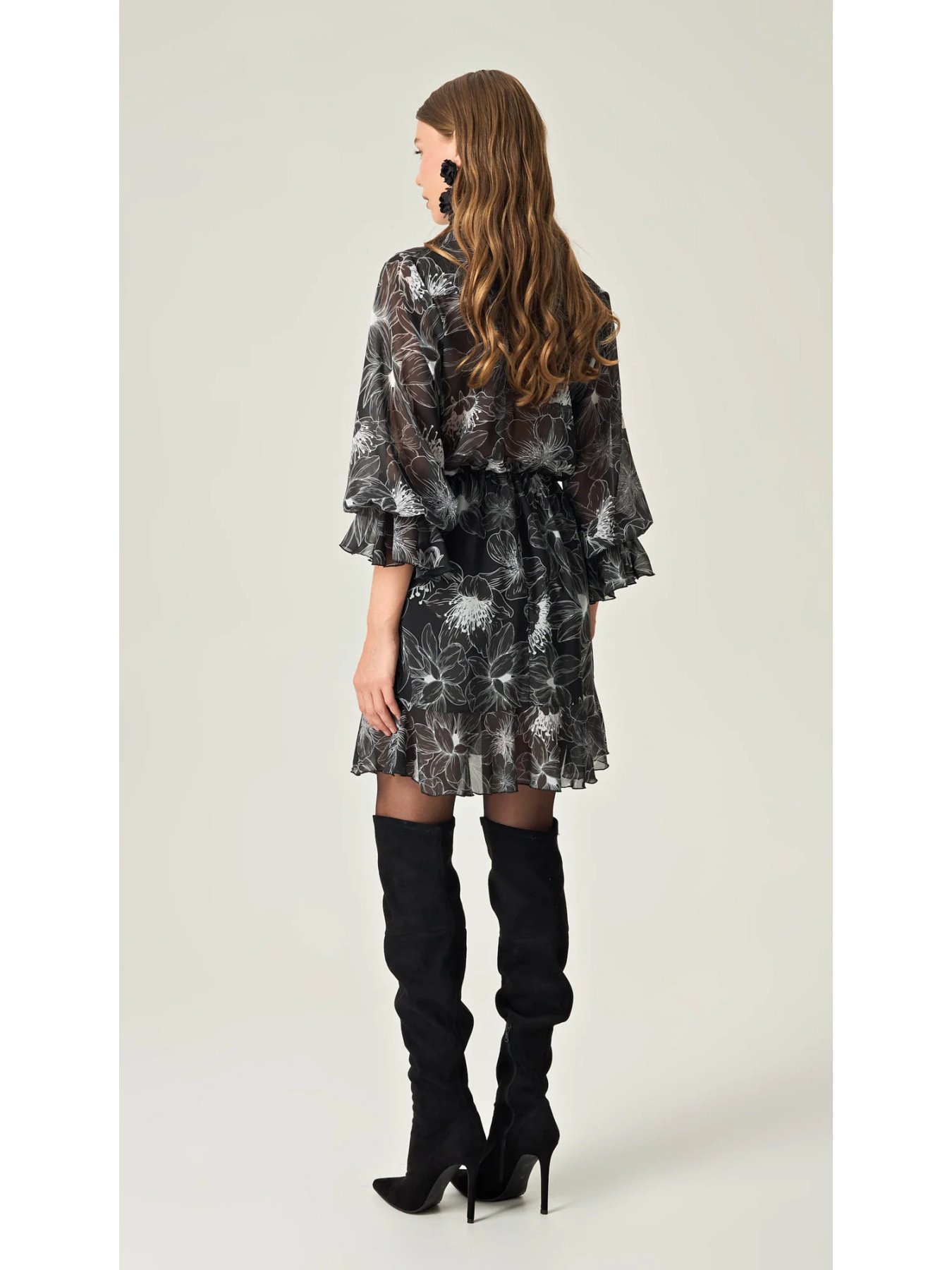 Eveleya Starlight Petals Mini Dress