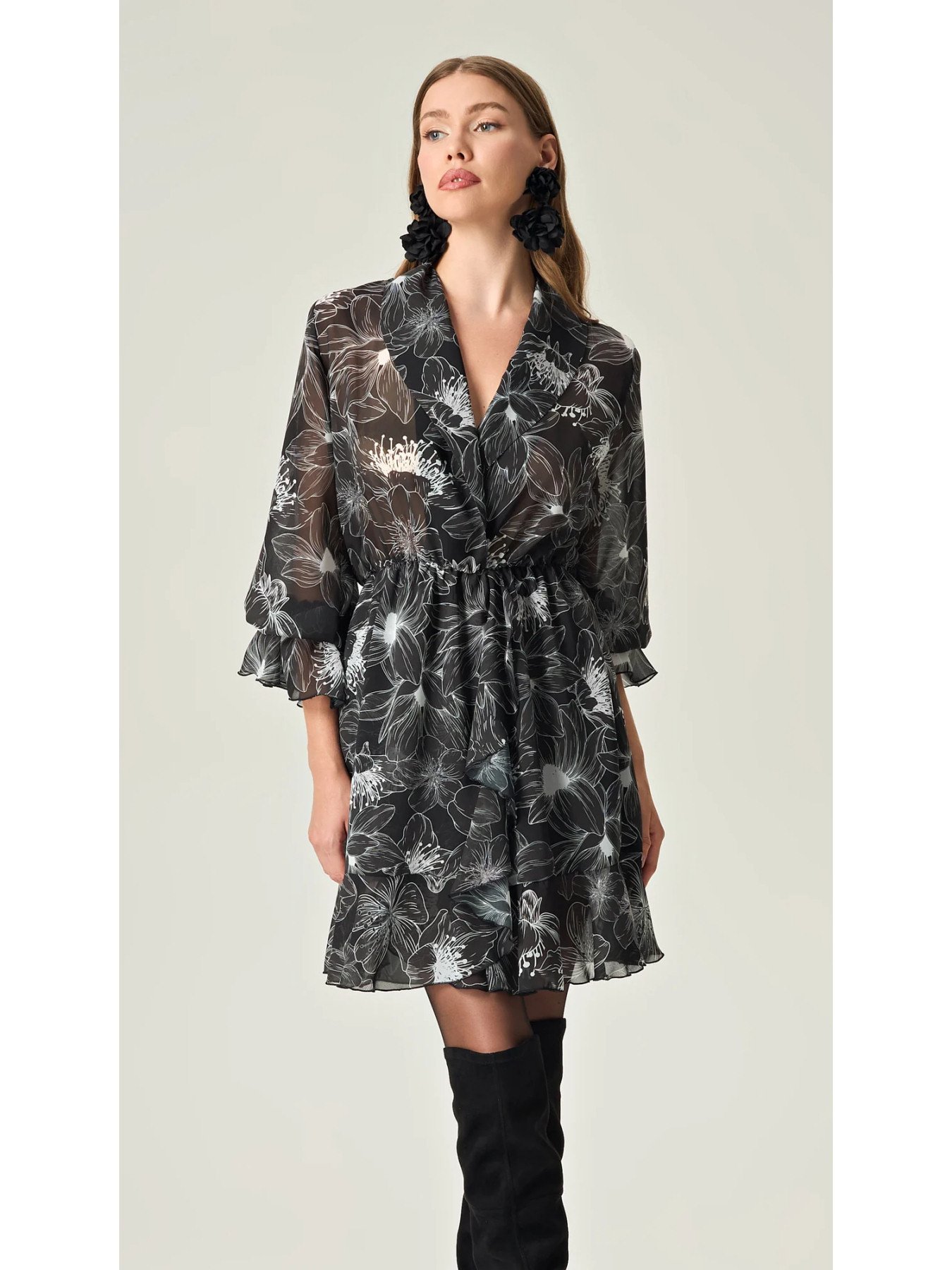 Eveleya Starlight Petals Mini Dress