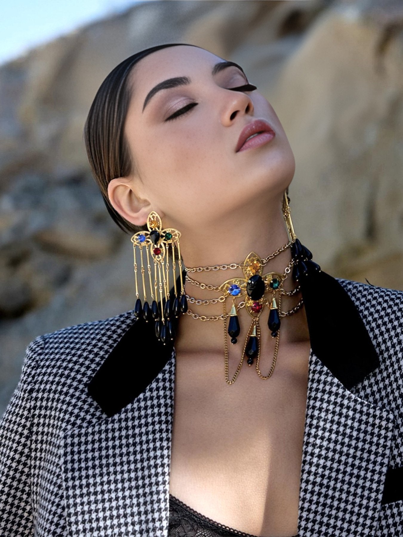 Kaleido Grace Σκουλαρίκια (Χρυσός)