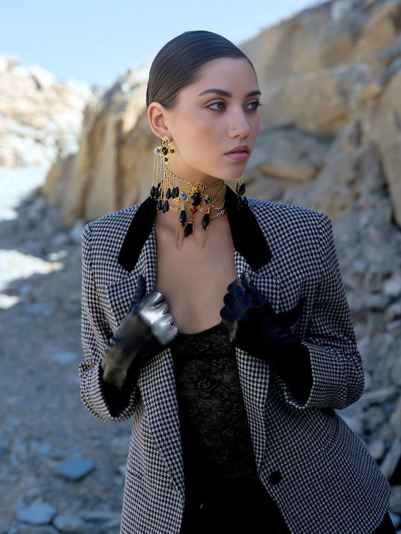 Kaleido Grace Σκουλαρίκια (Χρυσός)