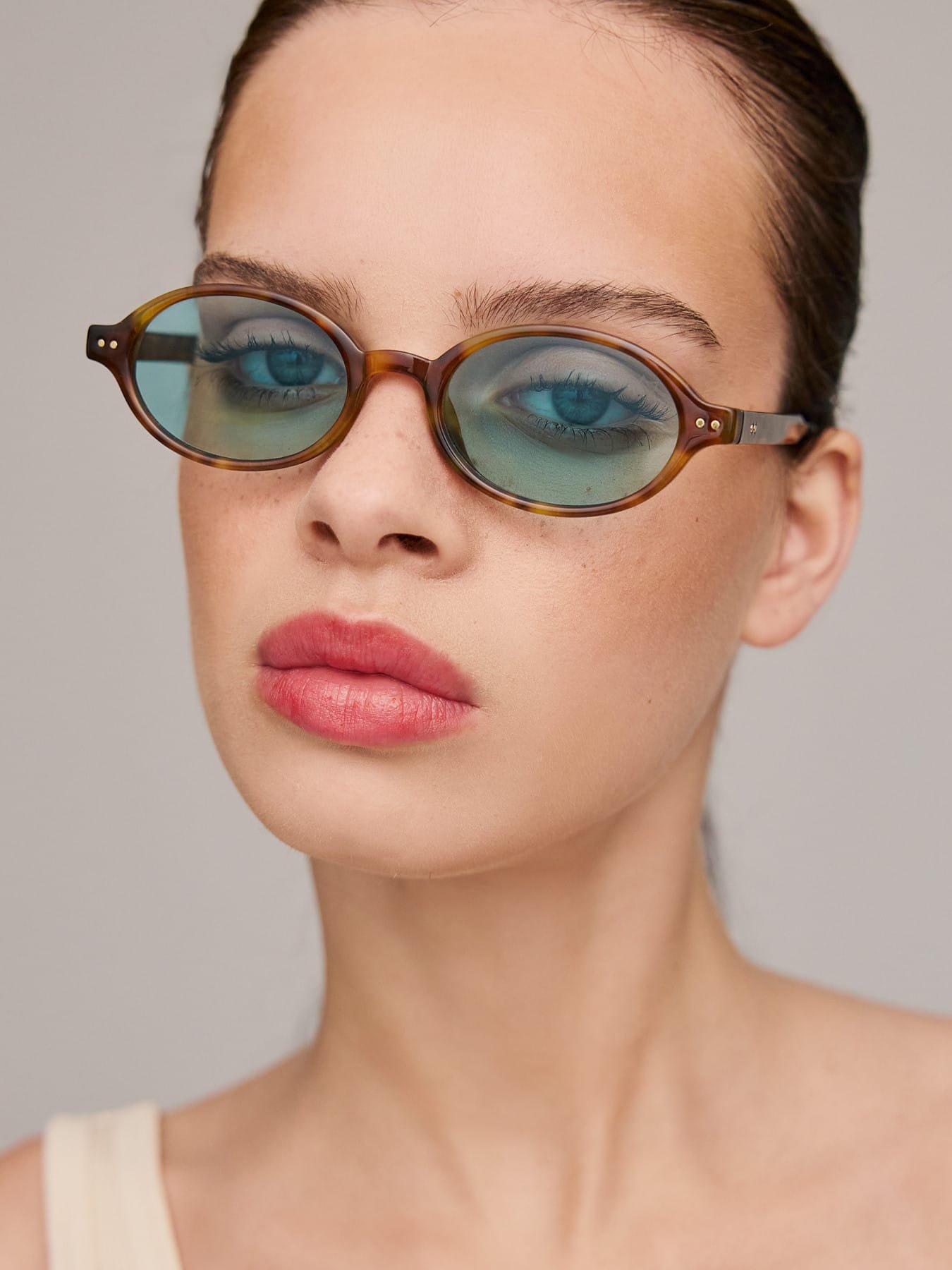 Av Sunglasses ODIE Honey/Green UV400 Protection